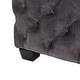 preview thumbnail 54 of 54, Jaymee Modern Glam Button Tufted Velvet Ottoman by Christopher Knight Home