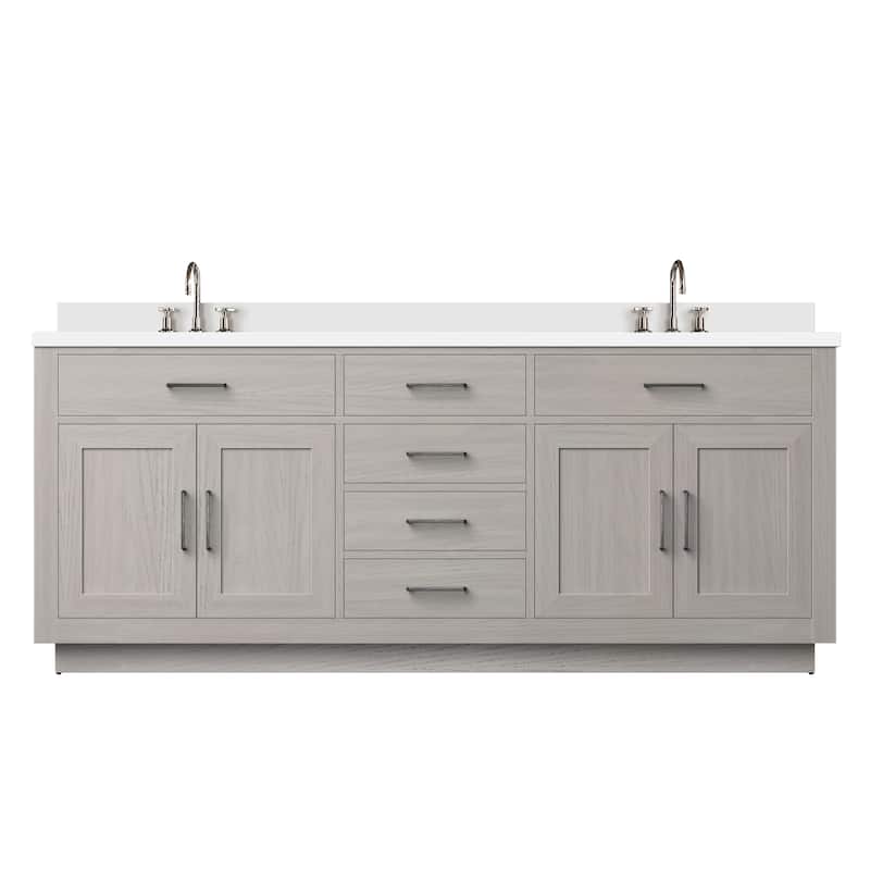 Abbey Bath Vanity with Quartz Top, Sink and Faucet