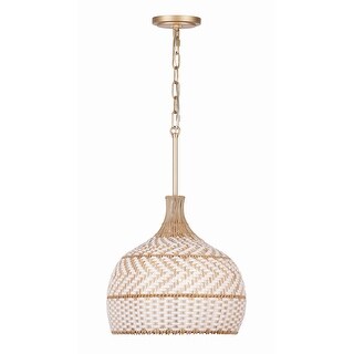 Zanzibar 3 Light Soft Gold Pendant - 14"W x 14"H x 14"D