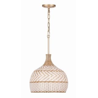 Zanzibar 3 Light Soft Gold Pendant - 14"W x 14"H x 14"D