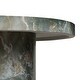 preview thumbnail 8 of 15, Poly & Bark Treso Round Concrete Coffee Table with Marble Finish
