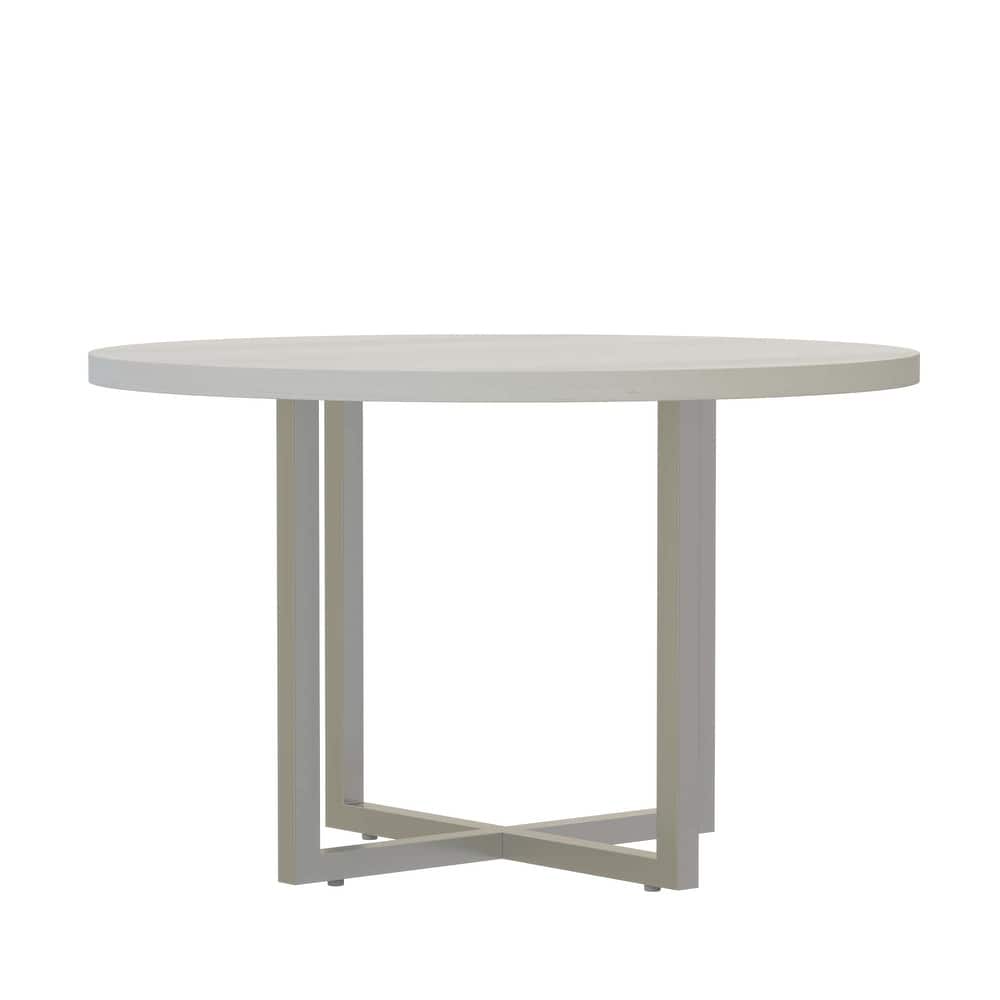 Mirella 42" Round Cafe Table, High-End Dining Table 29.5" Tall