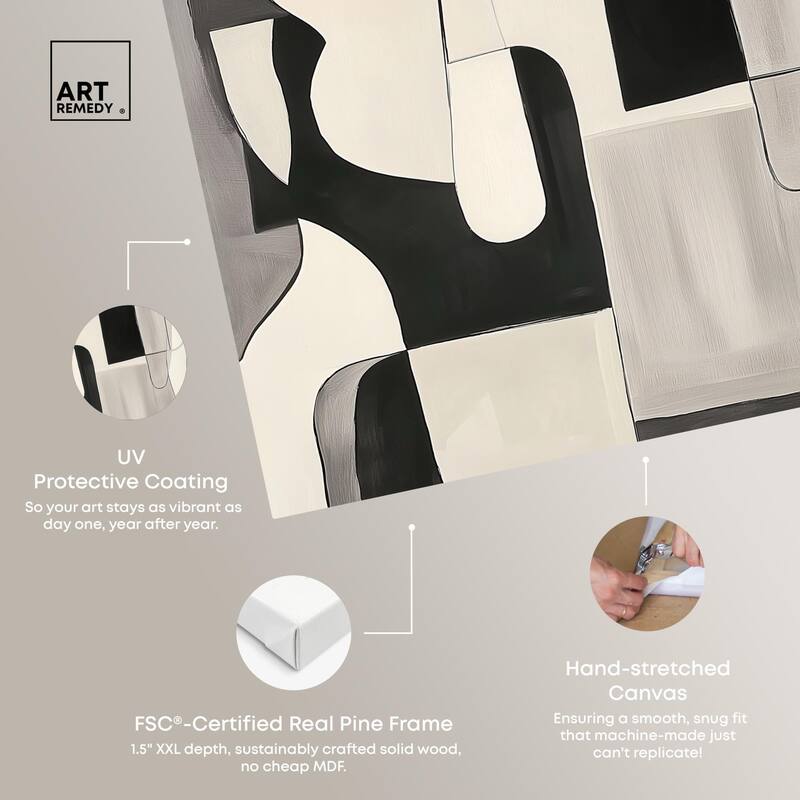 Shadow Play I Canvas by Art Remedy, Gallery Wrapped