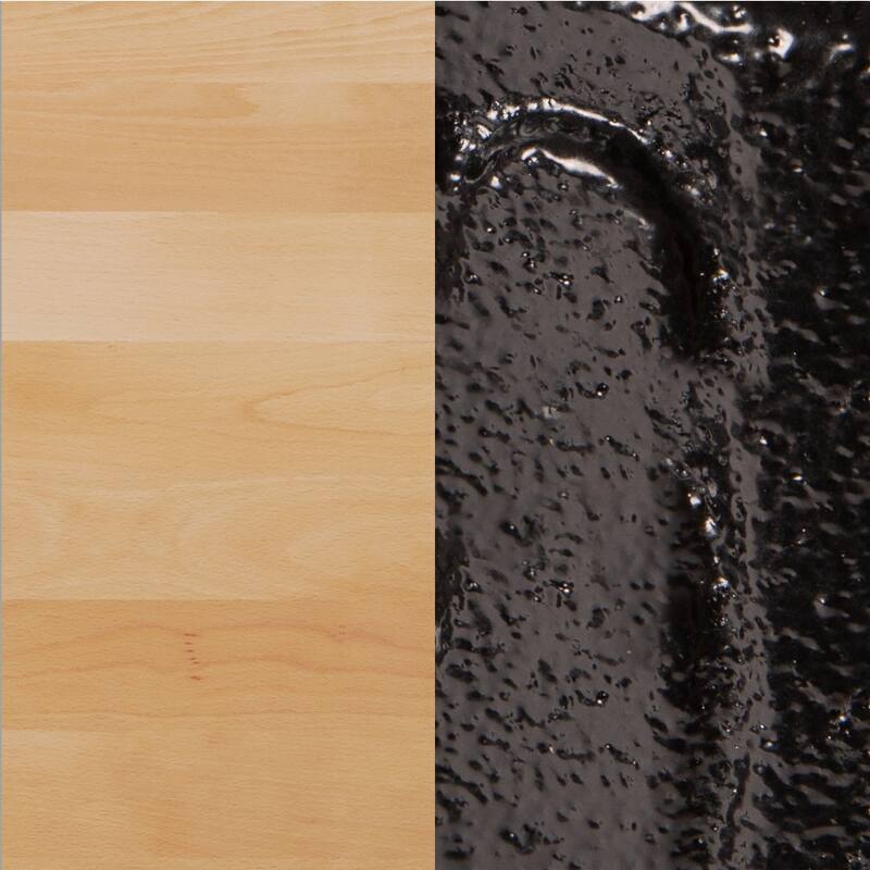 Round Solid Wood Commercial Tabletop with 22.75" x 22.75" Bistro Table Base - 30"W x 30"D x 29.75"H