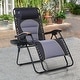 preview thumbnail 74 of 83, Oversize XL Padded Zero Gravity Lounge Chair Wider Armrest Adjustable Recliner with Cup Holder