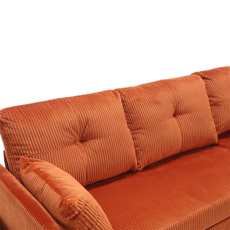 Modular Sectional Sofa L Shaped Modular Couch with Reversible Chaise