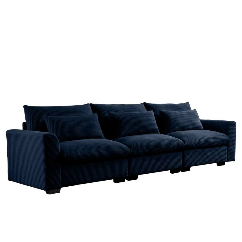 GDFStudio- Mark Corduroy Three-Seater Sofa