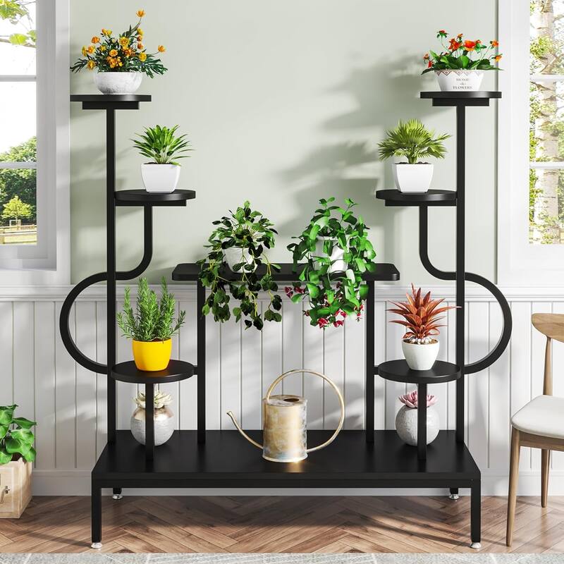 8-tier Metal Plant Stand Indoor for Multiple Plants