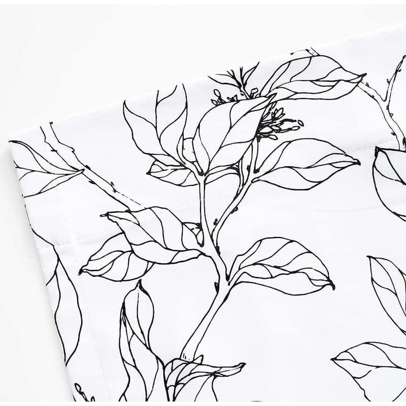 Carson Carrington Tappet Sketch Tie Up Blackout Window Curtain
