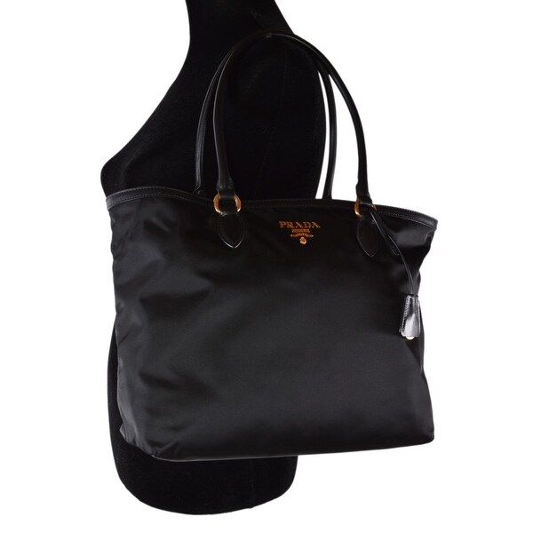 prada nylon shopper tote