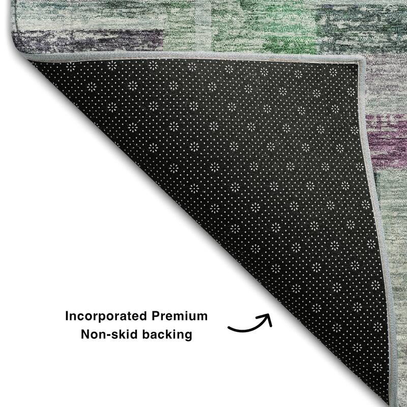 Premium Washable Super Soft Vintage Contemporary Mayfield Rug