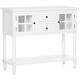 preview thumbnail 20 of 25, HOMCOM Vintage Console Table with 2 Drawers and Cabinets, Retro Sofa Table for Entryway, Living Room and Hallway