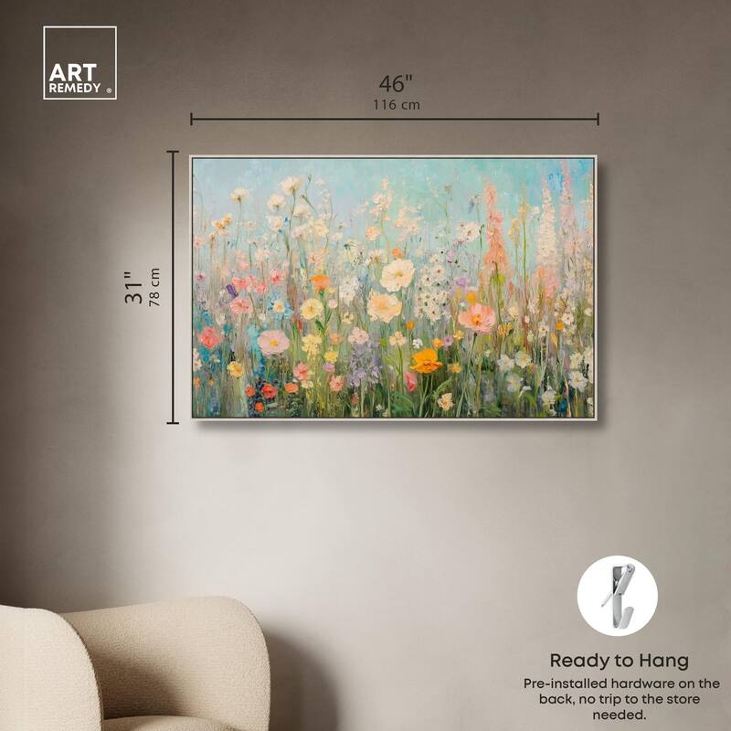 Soft Focus Flora II Canvas by Art Remedy
