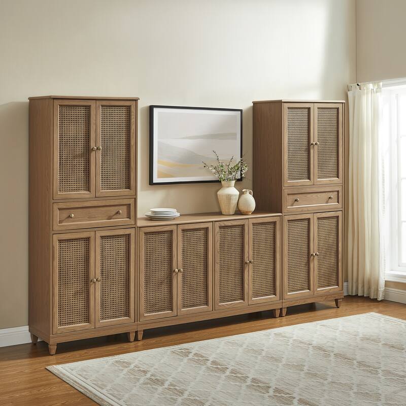 Katia 3-Piece Sideboard And Pantry Set