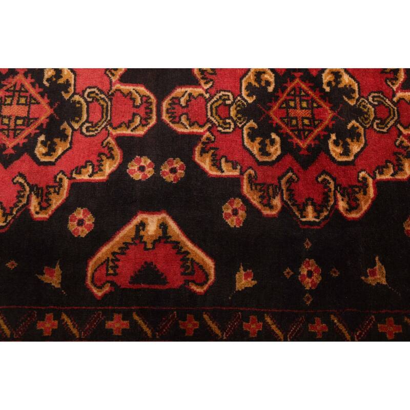 ECARPETGALLERY Hand-knotted Teimani Black Wool Rug - 3'6 x 5'7