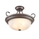 preview thumbnail 1 of 10, Millennium Lighting 3 Light Semi-Flush Ceiling Mount Fixture in Multiple Finishes - N/A Rubbed Bronze