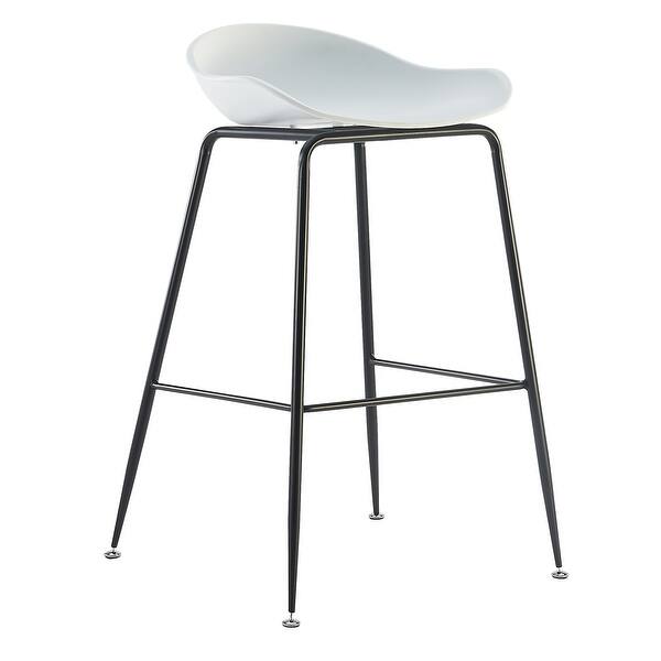 Shop 2xhome 28 Seat Molded Plastic Bar Stool Barstool Counter Stools With Backs Dark Metal High Kitchen Chair On Sale Overstock 30570068