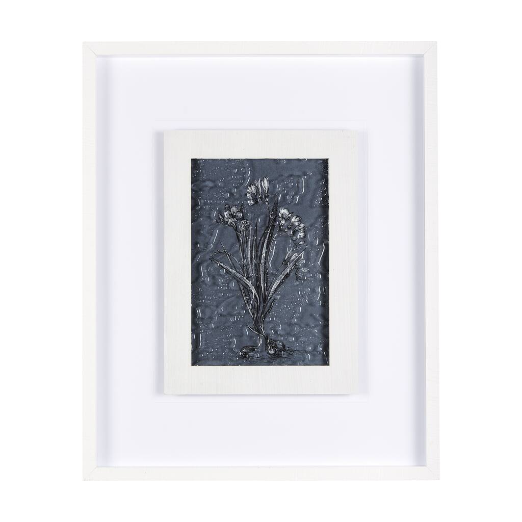 Botanical Sketches III (Blue) Framed Art Print