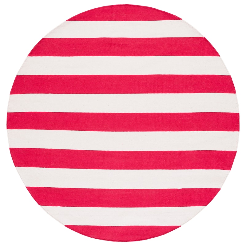SAFAVIEH Handmade Montauk Geltrude Stripe Cotton Flatweave Rug