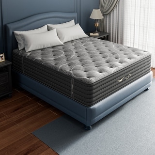 SweDrea Luxury Reversible 12-inch Hybrid Mattress – Dual-Sided Summer & Winter Comfort with Certified Safe