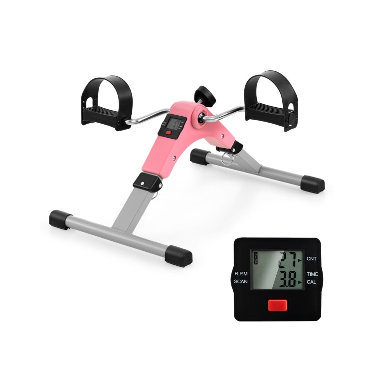 Under Desk Exercise Bike Pedal Exerciser with LCD Display
