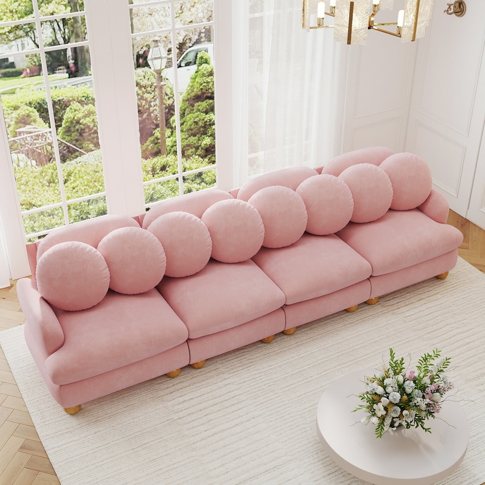 Pink Chenille Sofas