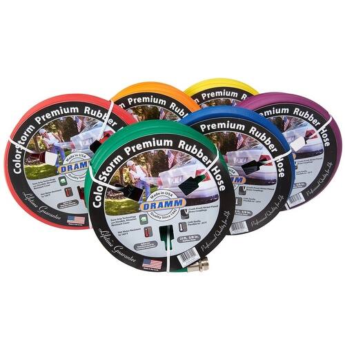 Shop Dramm 10 17100 Colorstorm Heavy Duty Garden Hose Assorted Single Overstock 19863767