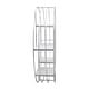 preview thumbnail 10 of 17, Sagebrook Home Modern Glam Iron and Wood Wall Storage Shelf - 32" x 7" x 32"