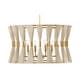 preview thumbnail 9 of 20, 6-light Modern Boho Hand-wrapped Woven Chandelier Natural Ivory Rope Fabric Drum Pendant Light
