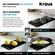 preview thumbnail 29 of 100, KRAUS Kore Workstation Farmhouse Apron Stainless Steel Kitchen Sink