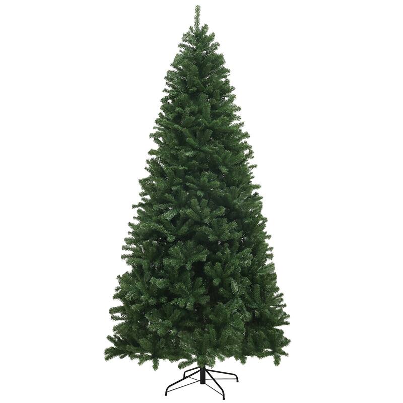 9ft Artificial Xmas Tree, 2132 Tips, Easy Setup, Steel Base, Perfect for Home or Office Decor