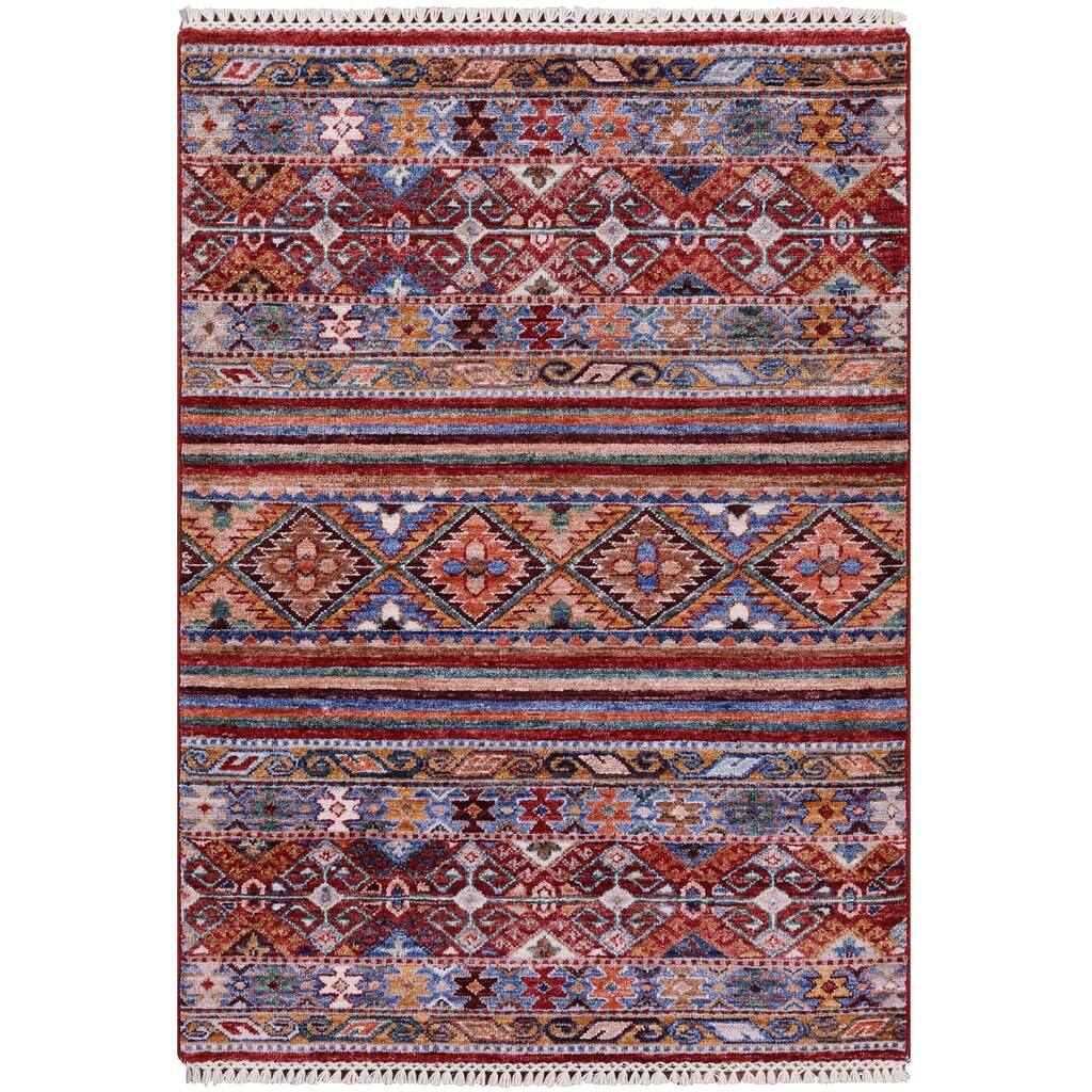 Golden Nile Khorjin Persian Gabbeh Hand Knotted Wool Rug - 2' 10" X 4' 0"