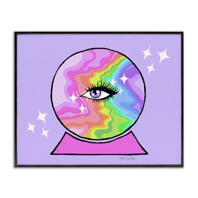 Stupell Mystical Crystal Ball Eye Framed Giclee Art Design By Katie Conley