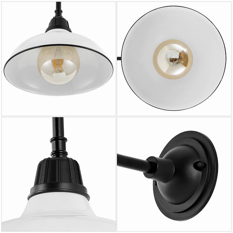 Stanley 12.25" Indoor/Outdoor LED Gooseneck Arm Sconce, By JONATHAN Y