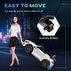preview thumbnail 4 of 8, Mercedes-Benz AMG GTR 12V Kids Ride-On Car with Remote Control, Safety Features, Lights, and Long Battery Life - White