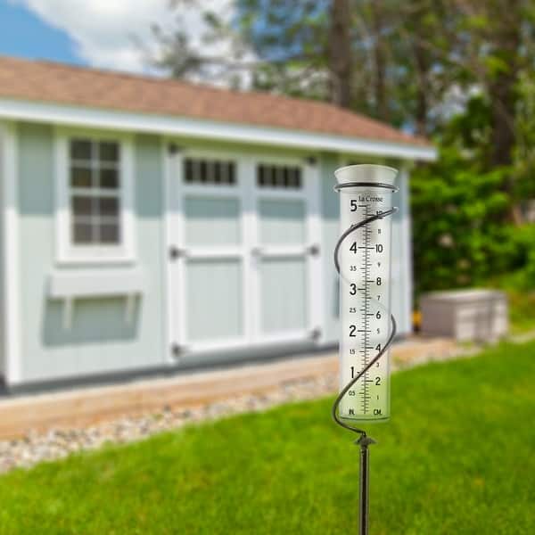 La Crosse 5 inch capacity Glass Spiral Rain Gauge Bed Bath & Beyond 33432777