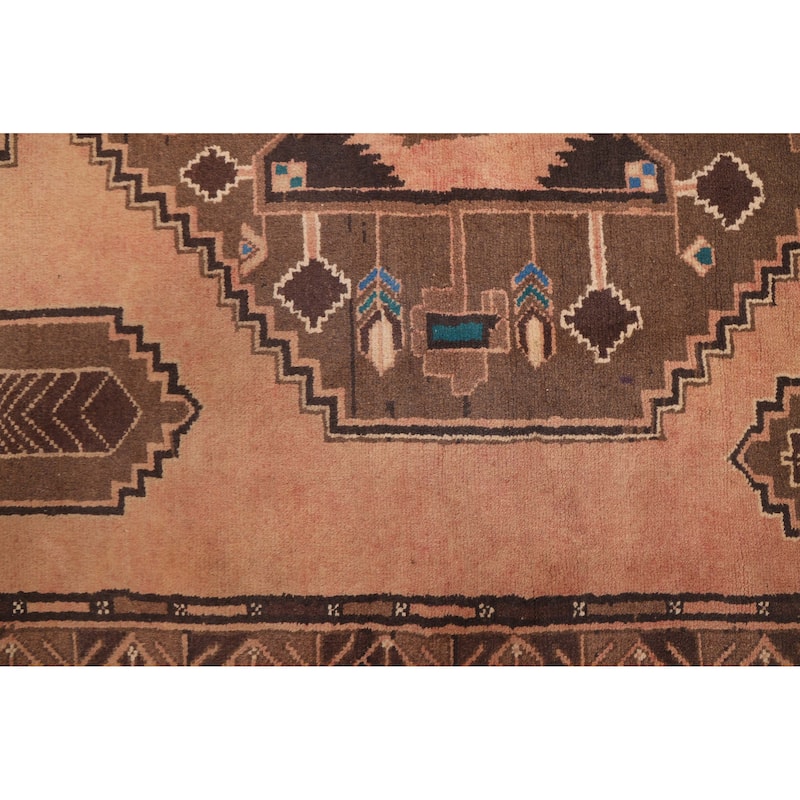 ECARPETGALLERY Hand-knotted Teimani Copper Wool Rug - 7'7 x 9'4