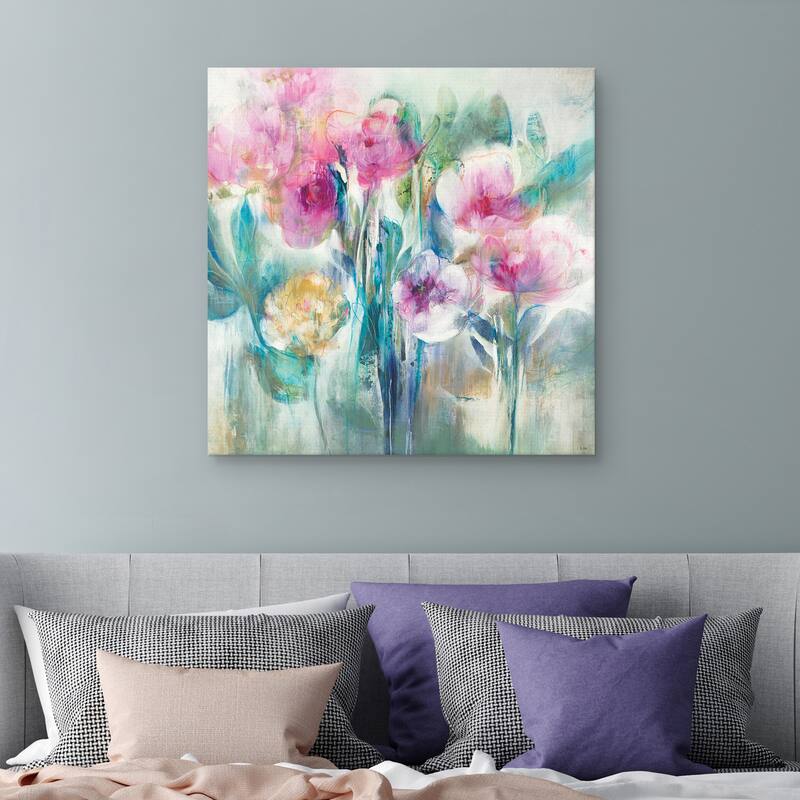Peonies by K. Nari Canvas Art Print
