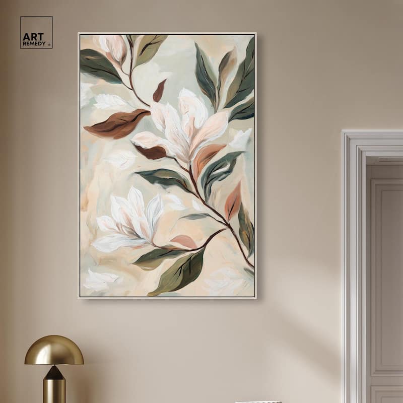 Soft Magnolia II Canvas by Art Remedy