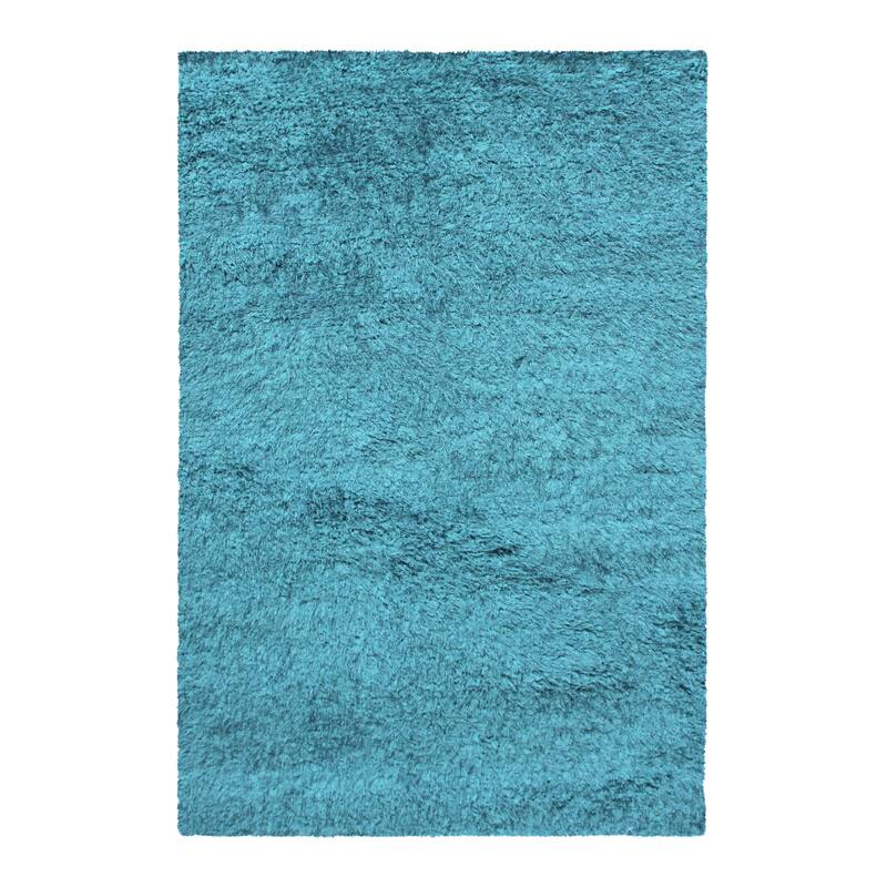 Superior Hand-tufted Plush Solid Shag Indoor Area Rug