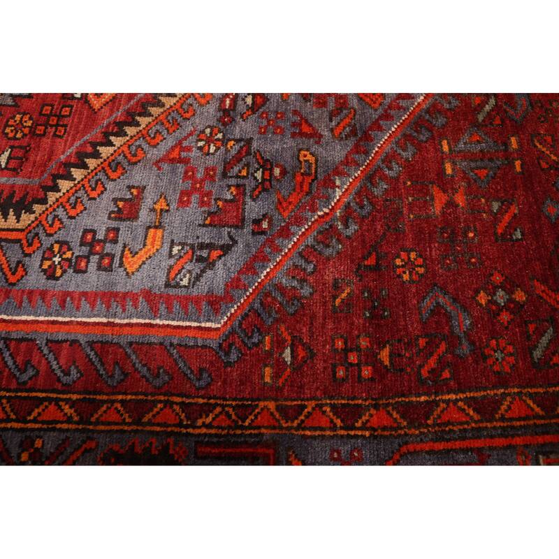 ECARPETGALLERY Hand-knotted Andelz Red Wool Rug - 4'2 x 6'6