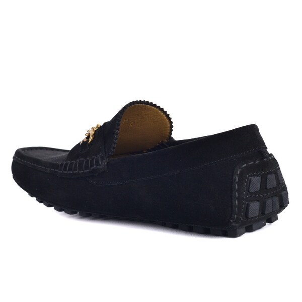black suede drivers