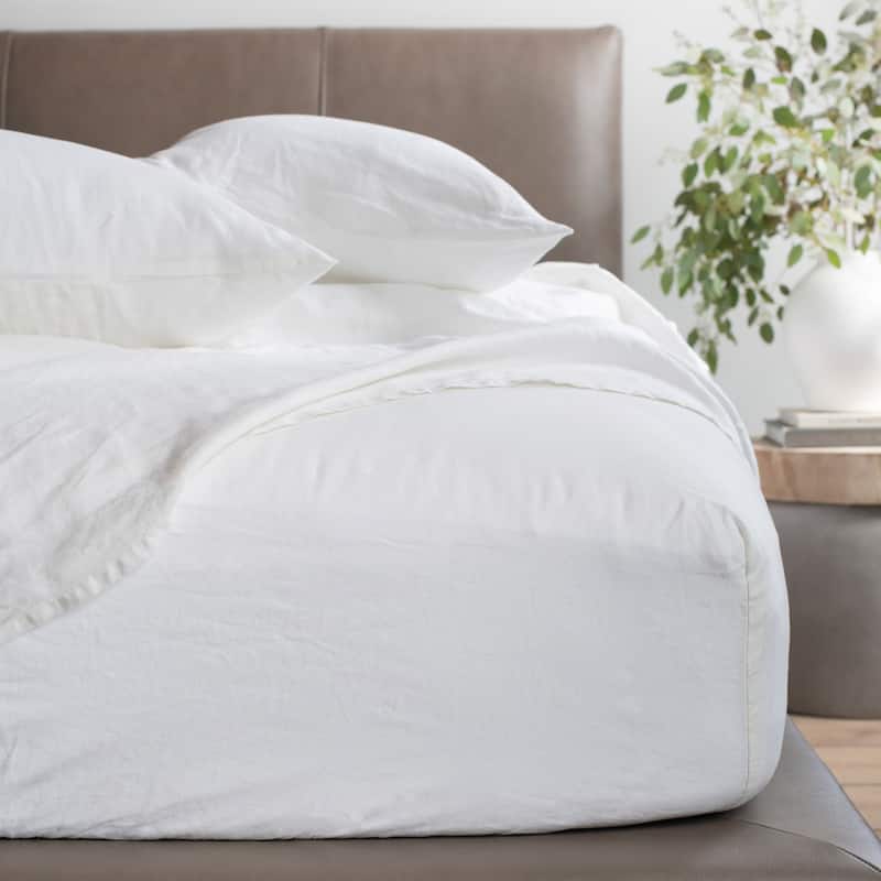 100% French Linen Sheet Set by BOKSER HOME