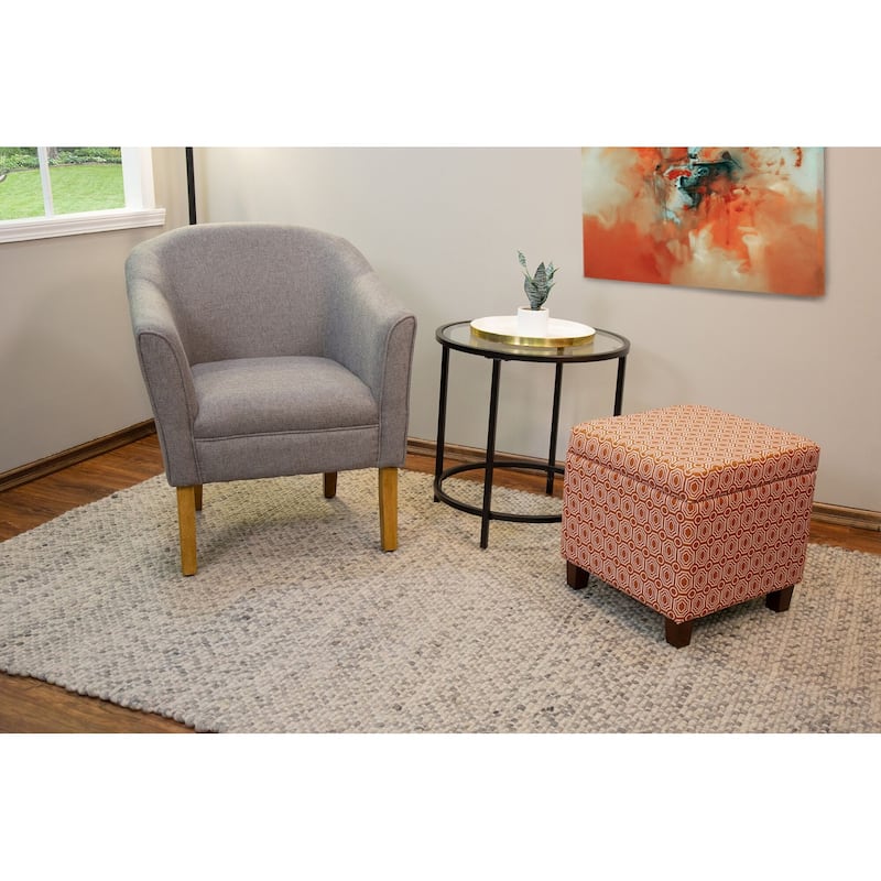 Porch & Den Kingswell Charcoal Modern Barrel Accent Chair
