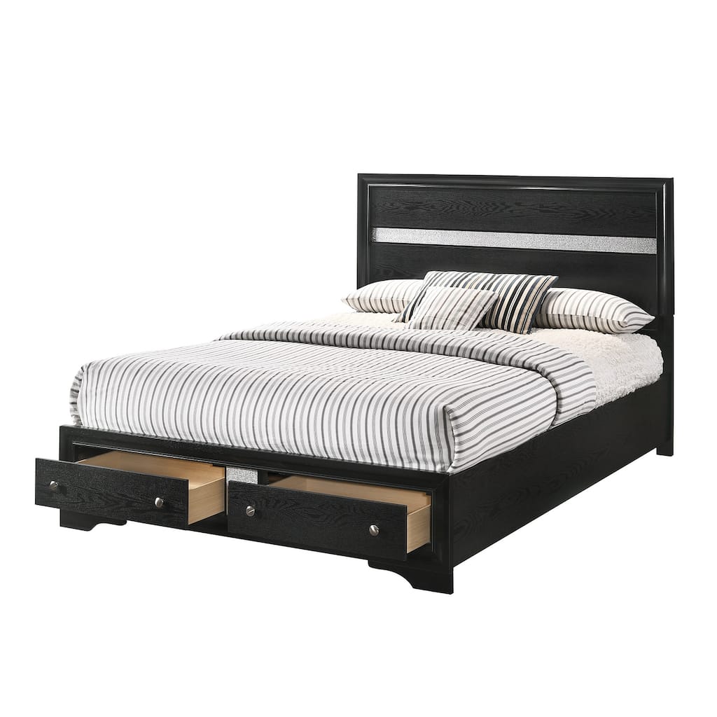 1pc Platform Bed Storage Drawers(Only Bed)