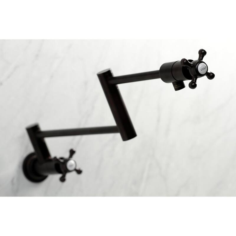 Kingston Brass Metropolitan Wall Mount Pot Filler