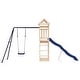 preview thumbnail 14 of 17, vidaXL Swing Set Outdoor Backyard Wooden Playground Equipment for Kids Age 3-8