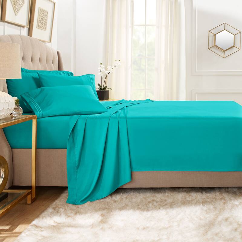 Empyrean Hotel Luxury 6 Piece Sheet Set - Super Soft Bedding Sheets & Pillowcases