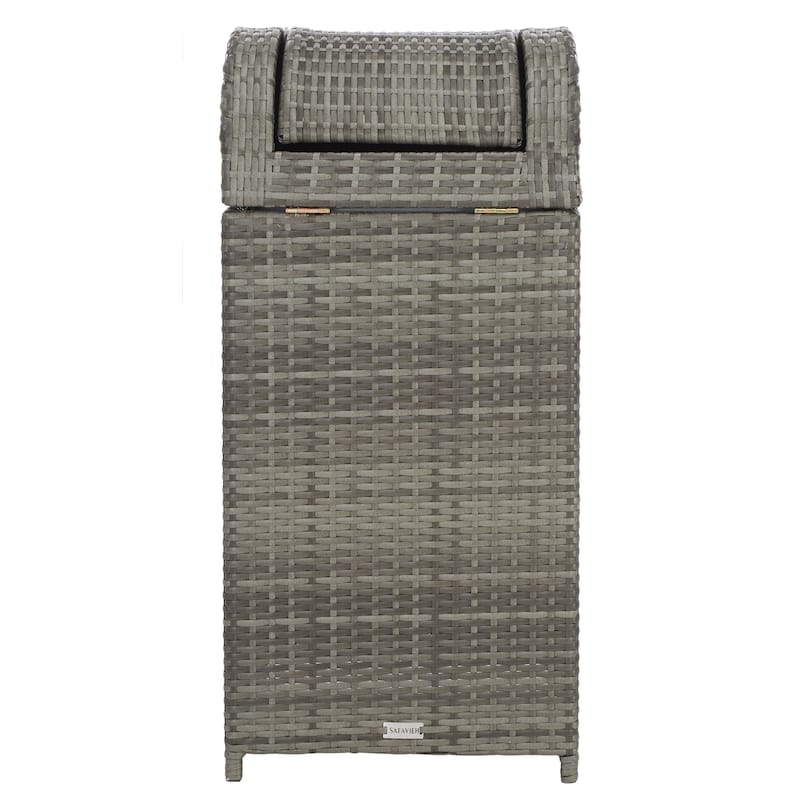 SAFAVIEH Outdoor Mazeli Trash Bin (Fully Assembled)