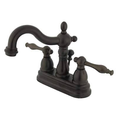 Kingston Brass Heritage 1.2 GPM Centerset Bathroom Faucet with Pop-Up